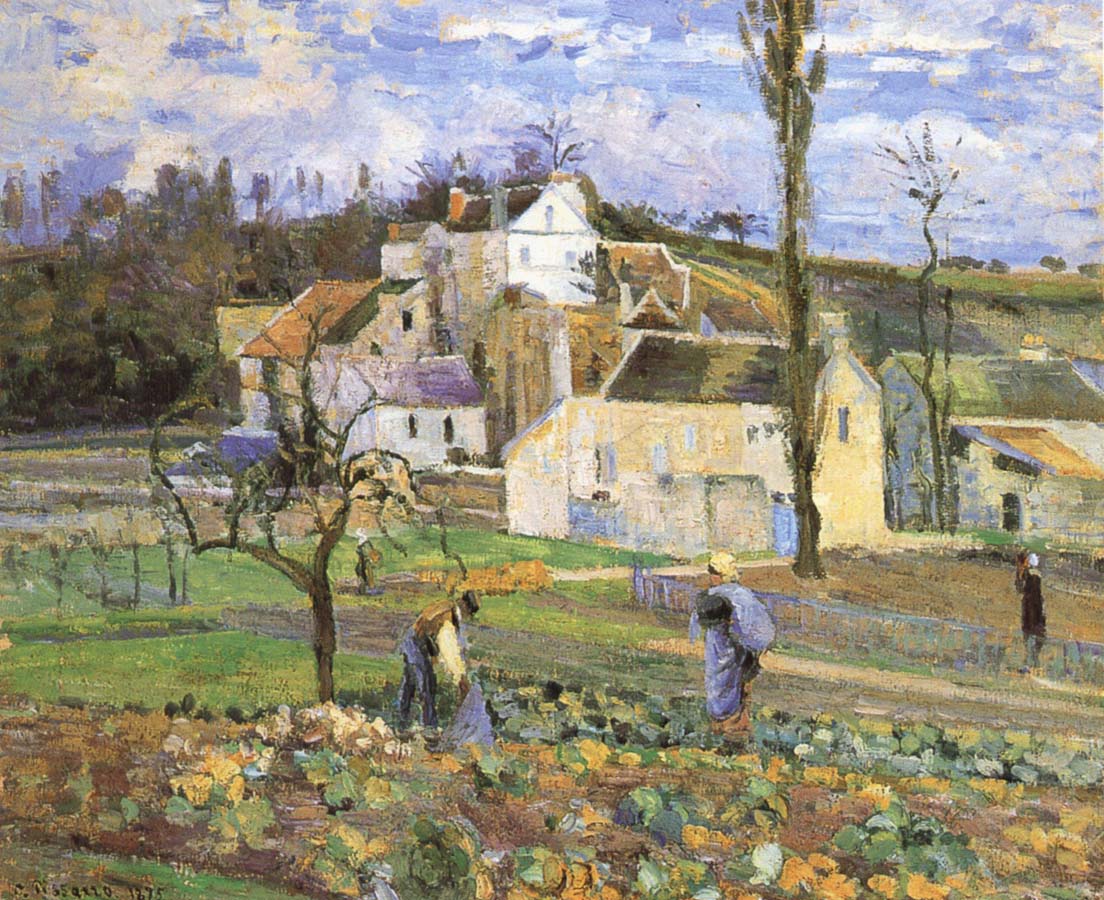 Camille Pissarro Cabbage harvest